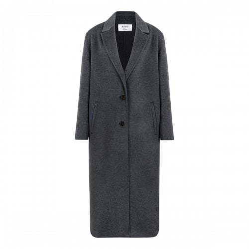 ROHE Double-faced wool long coat