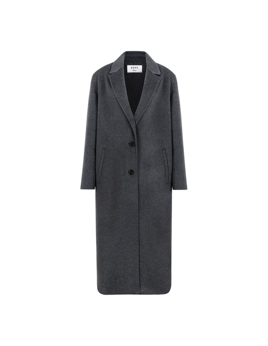ROHE Double-faced wool long coat, view 2