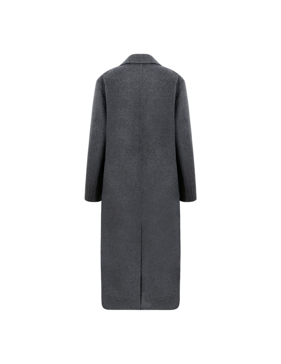 ROHE Double-faced wool long coat, view 3