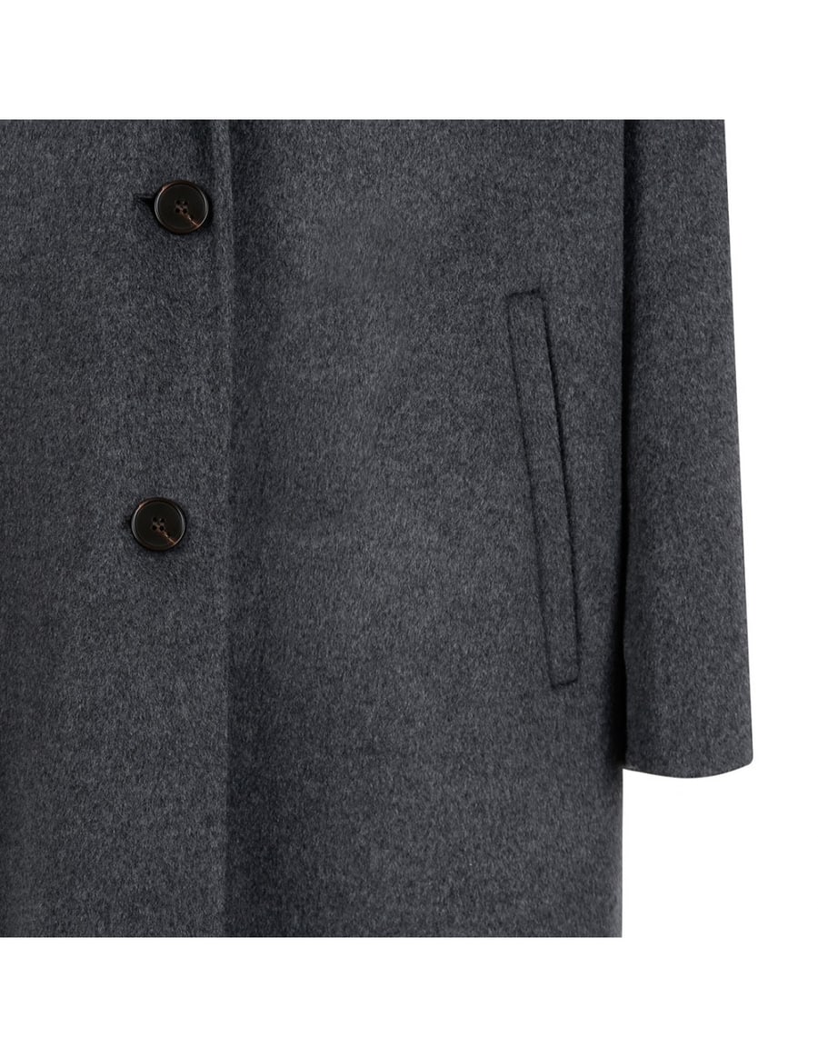 ROHE Double-faced wool long coat, view 5