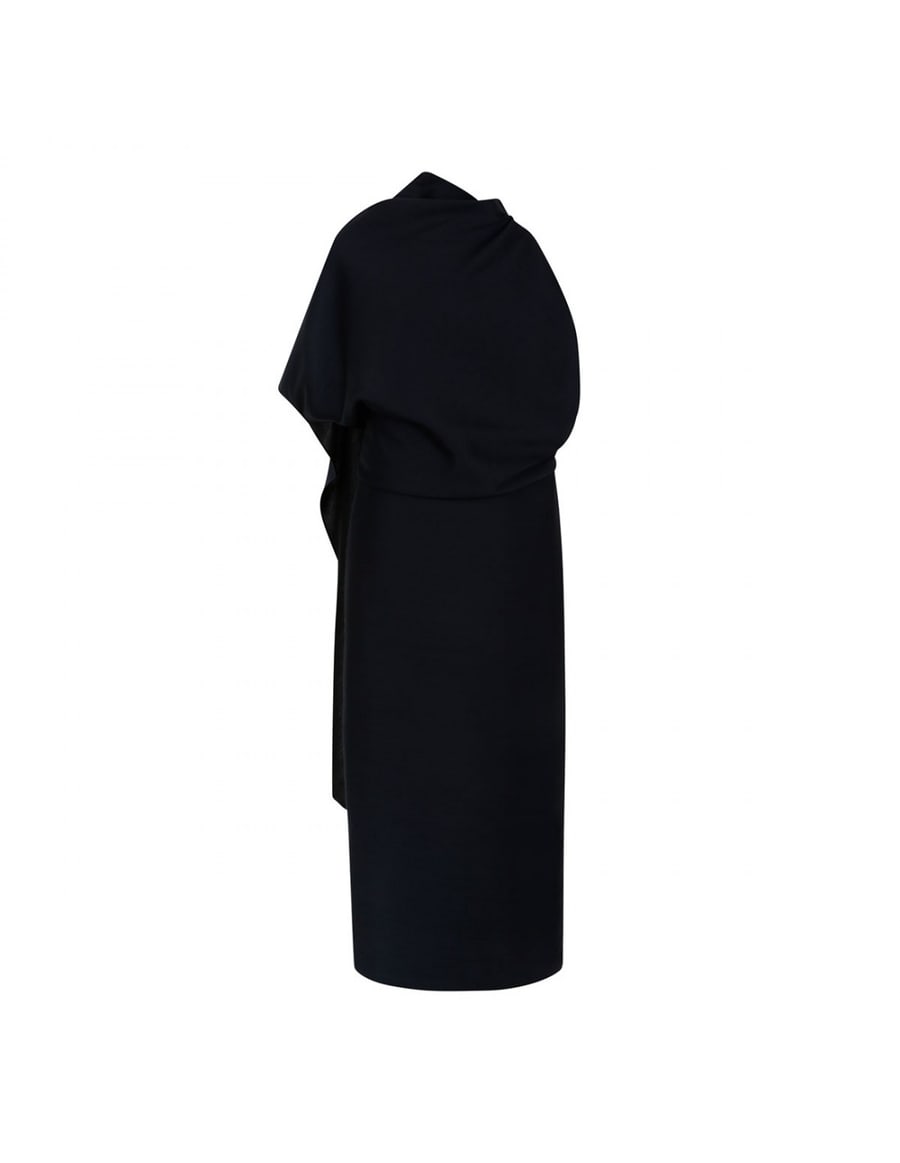ROHE Draped open-back midi dress, view 2