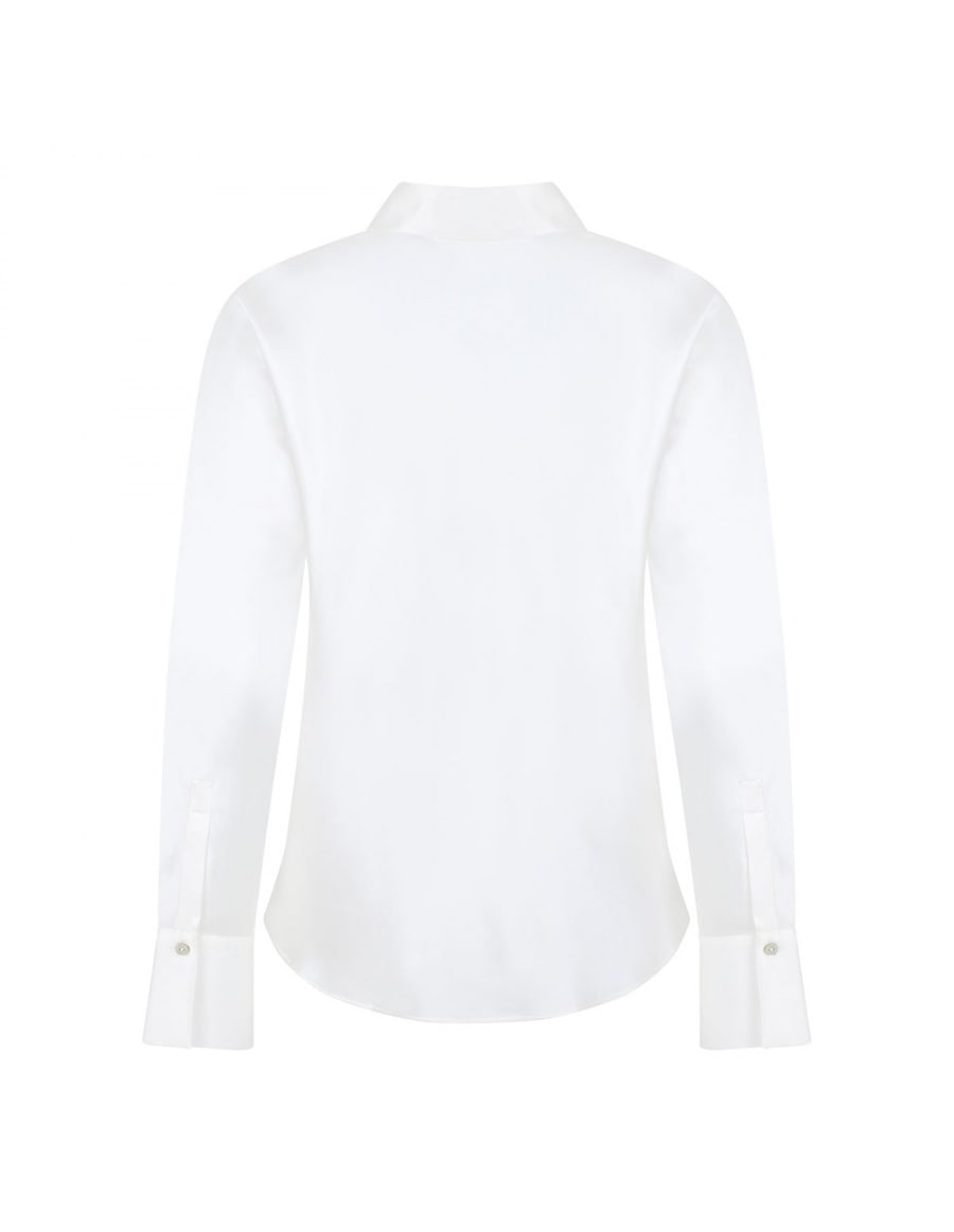 VINCE Bias silk blouse, view 3