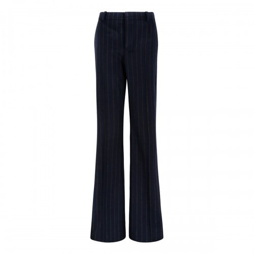 Saint Laurent Pinstriped wool blend pants