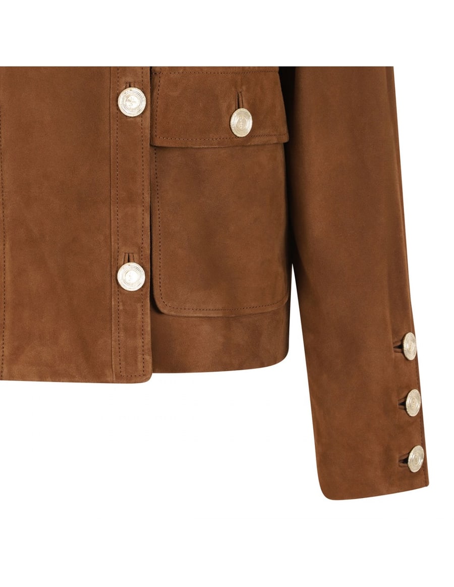 Saint Laurent Suede short jacket, view 5