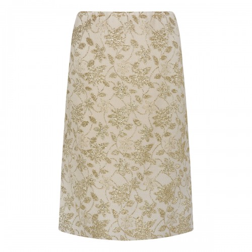Saint Laurent Brocade midi skirt