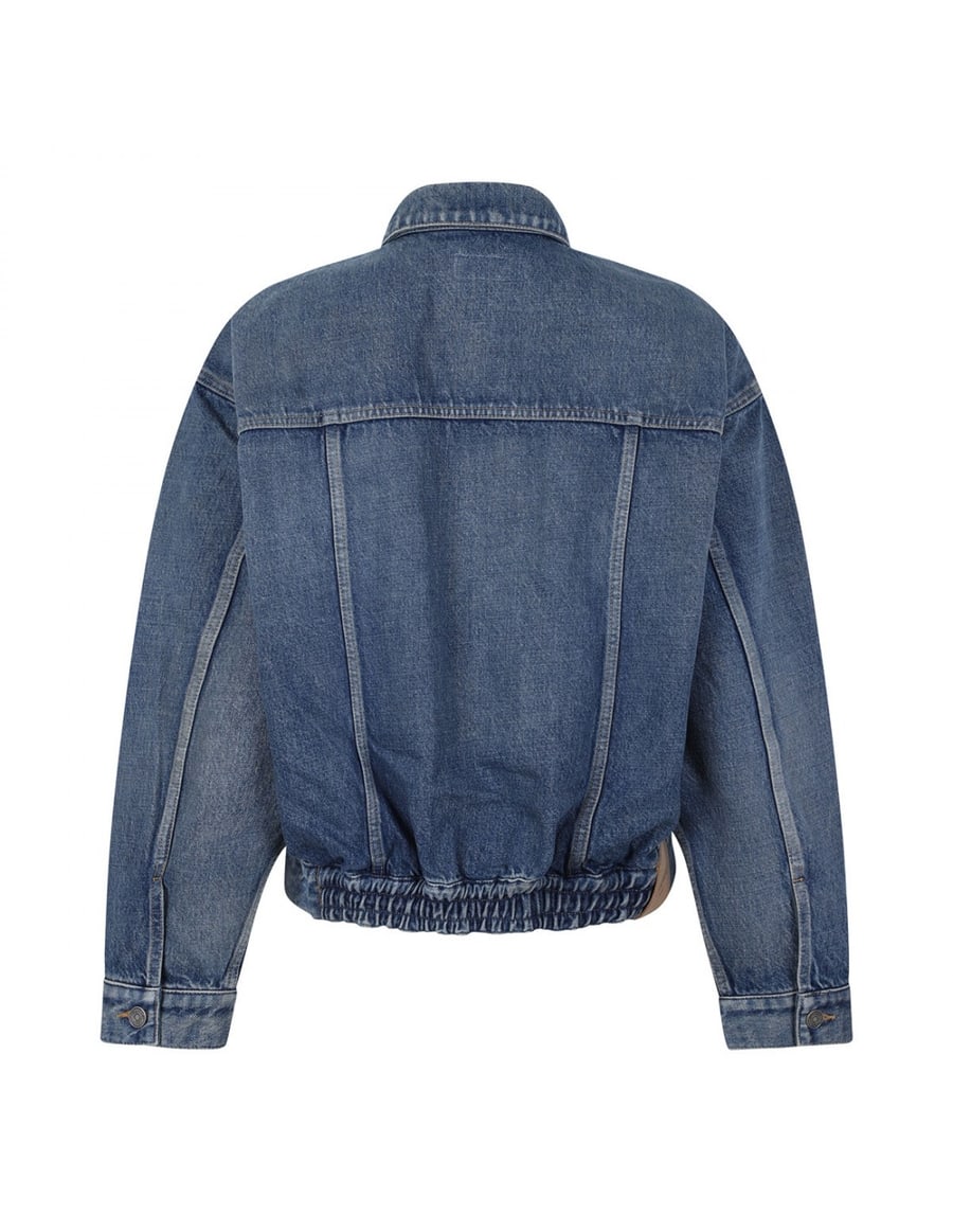 Saint Laurent 70s denim trucker jacket, view 3