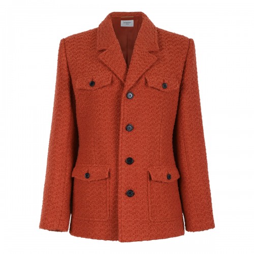 Saint Laurent Tweed single-breasted jacket