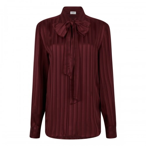 Saint Laurent Cassandre lavallière blouse