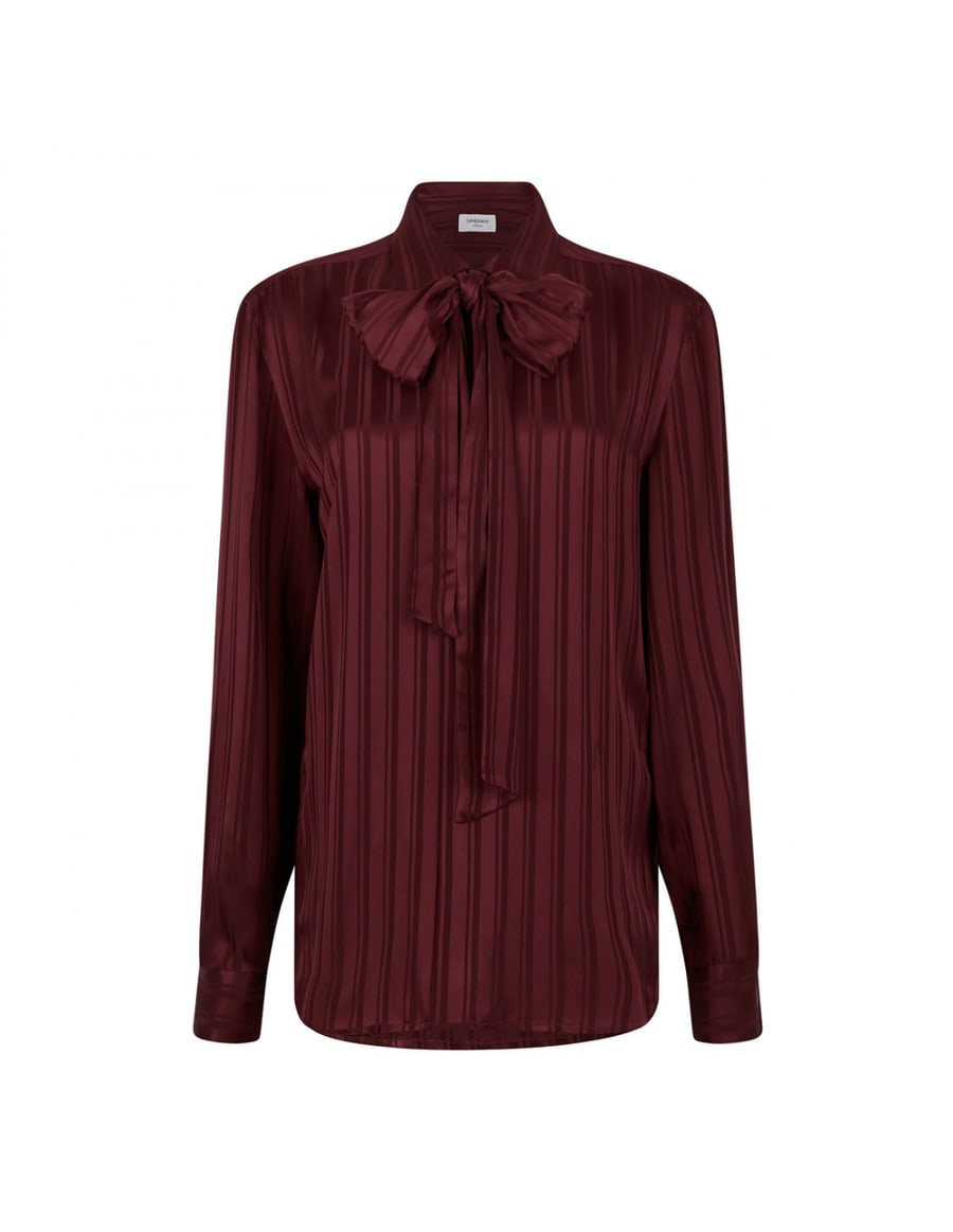 Saint Laurent Cassandre lavallière blouse, view 2