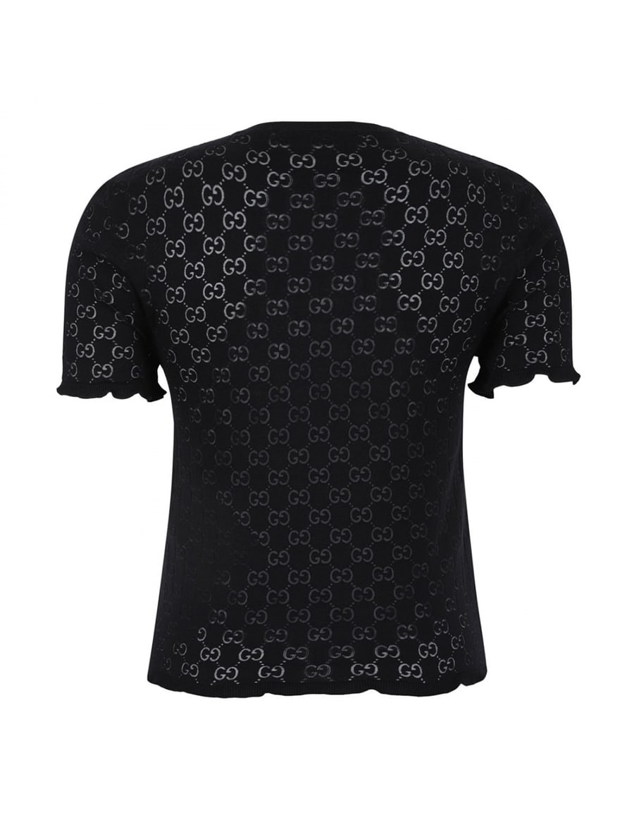 Gucci GG cotton devoré T-shirt, view 3