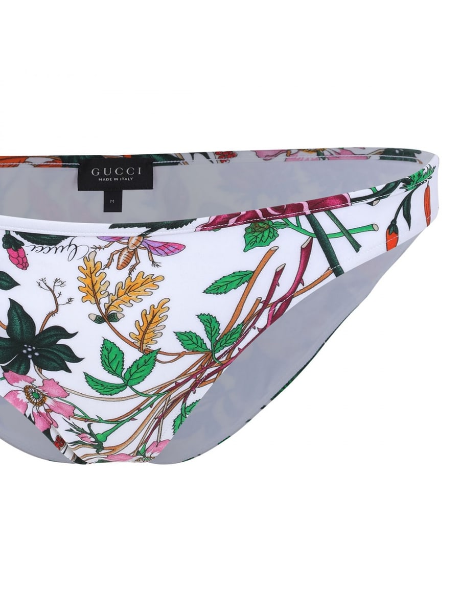 Gucci Flora print sparkling bikini, view 5