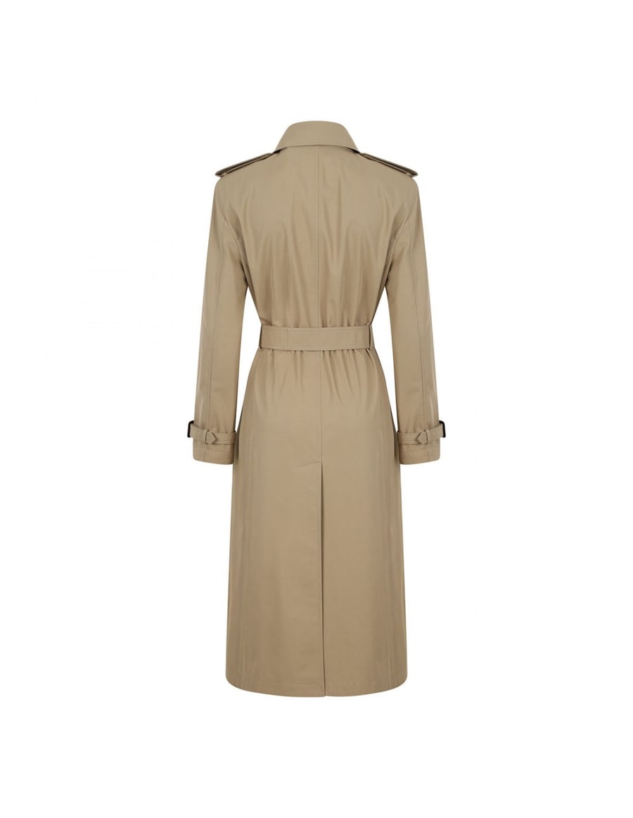 Gucci Beige compact twill trench coat, view 3