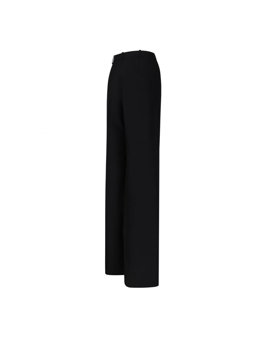 Gucci Black linen blend pants, view 3