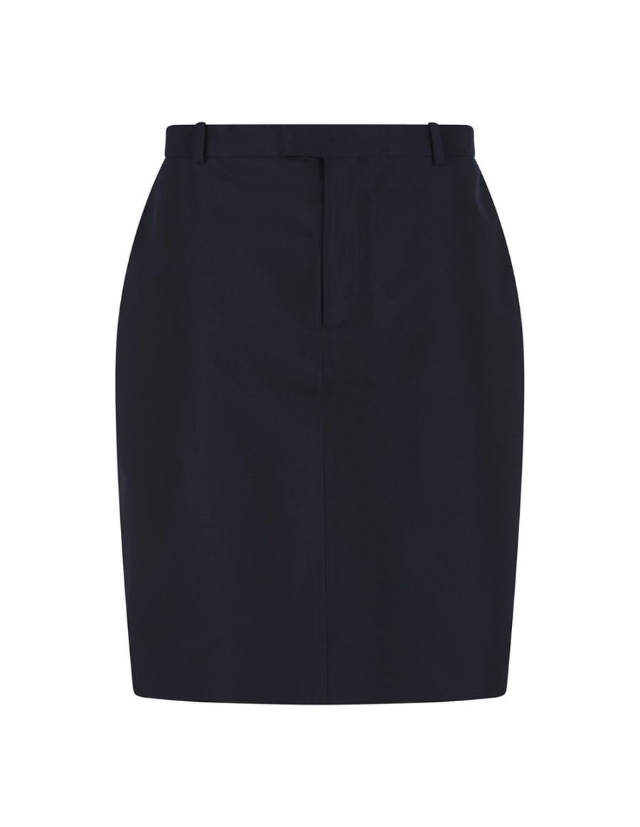 Gucci Fine silk faille skirt, view 2