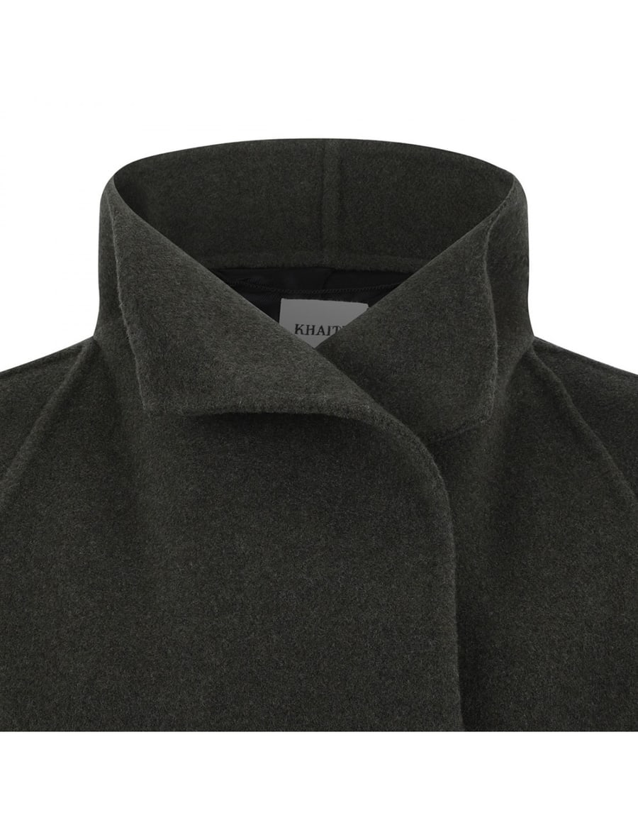 KHAITE Romare wool coat, view 4