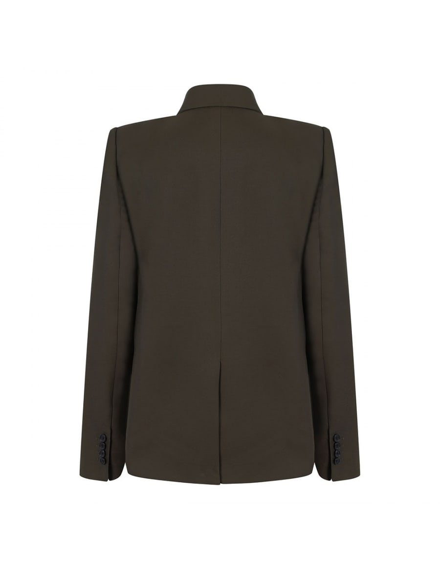 KHAITE Silvannah wool and silk jacket, view 3