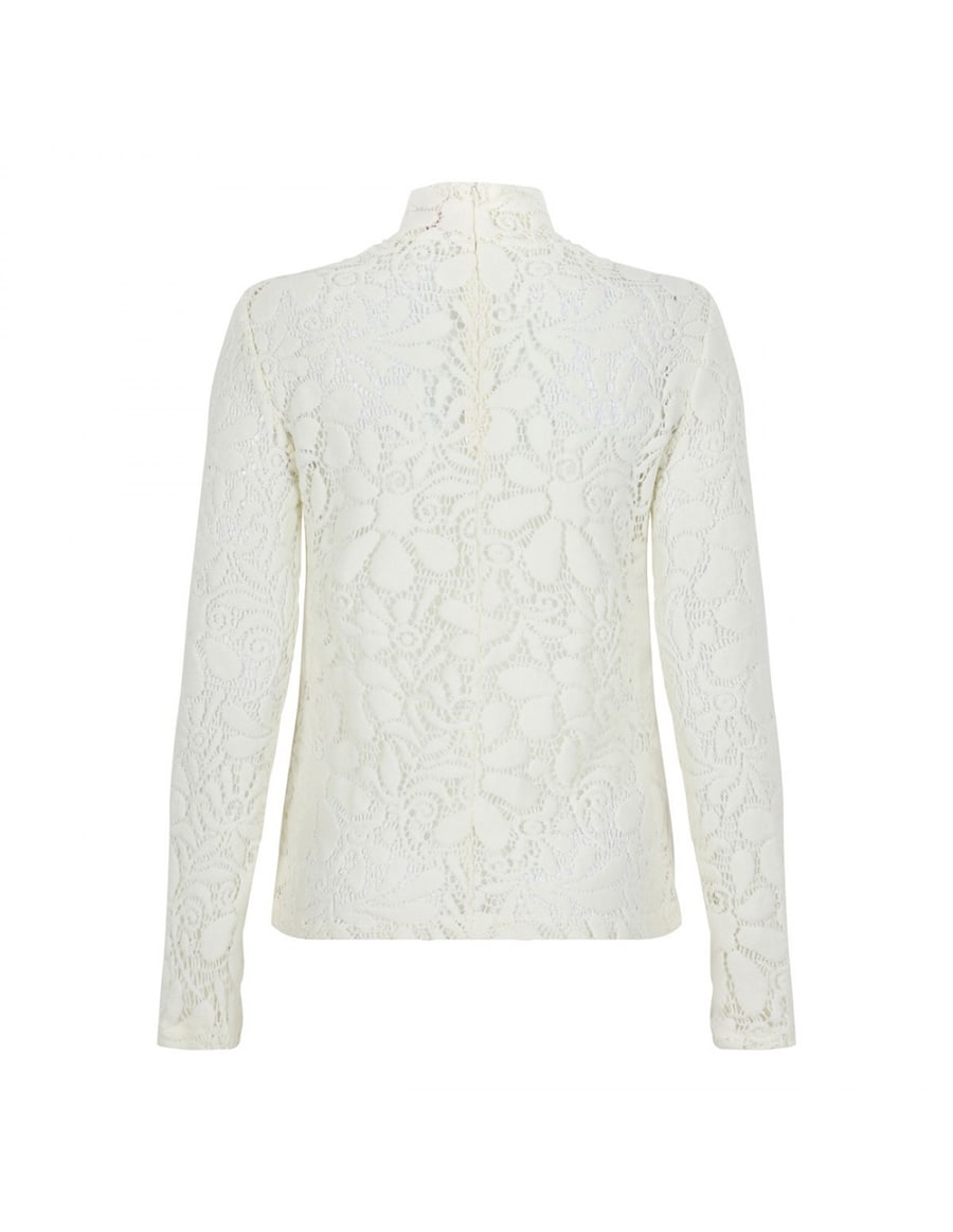 LA DOUBLE J Lacey turtleneck top, view 3