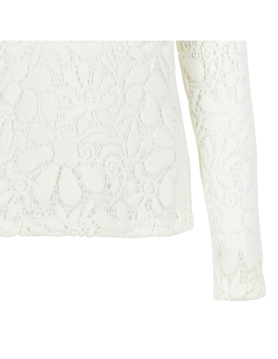 LA DOUBLE J Lacey turtleneck top, view 5