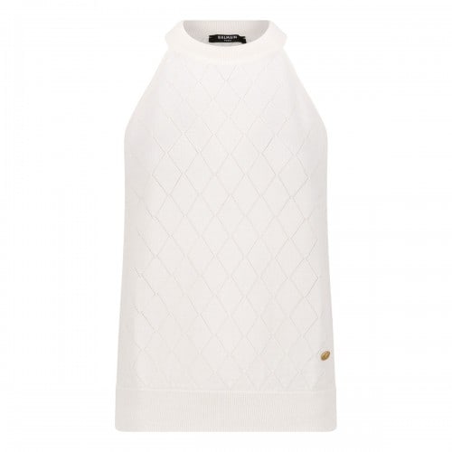 Balmain Sleeveless knit top