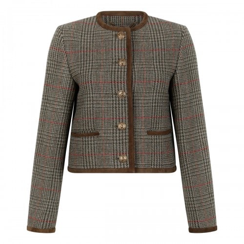 Golden Goose Houndstooth virgin wool jacket