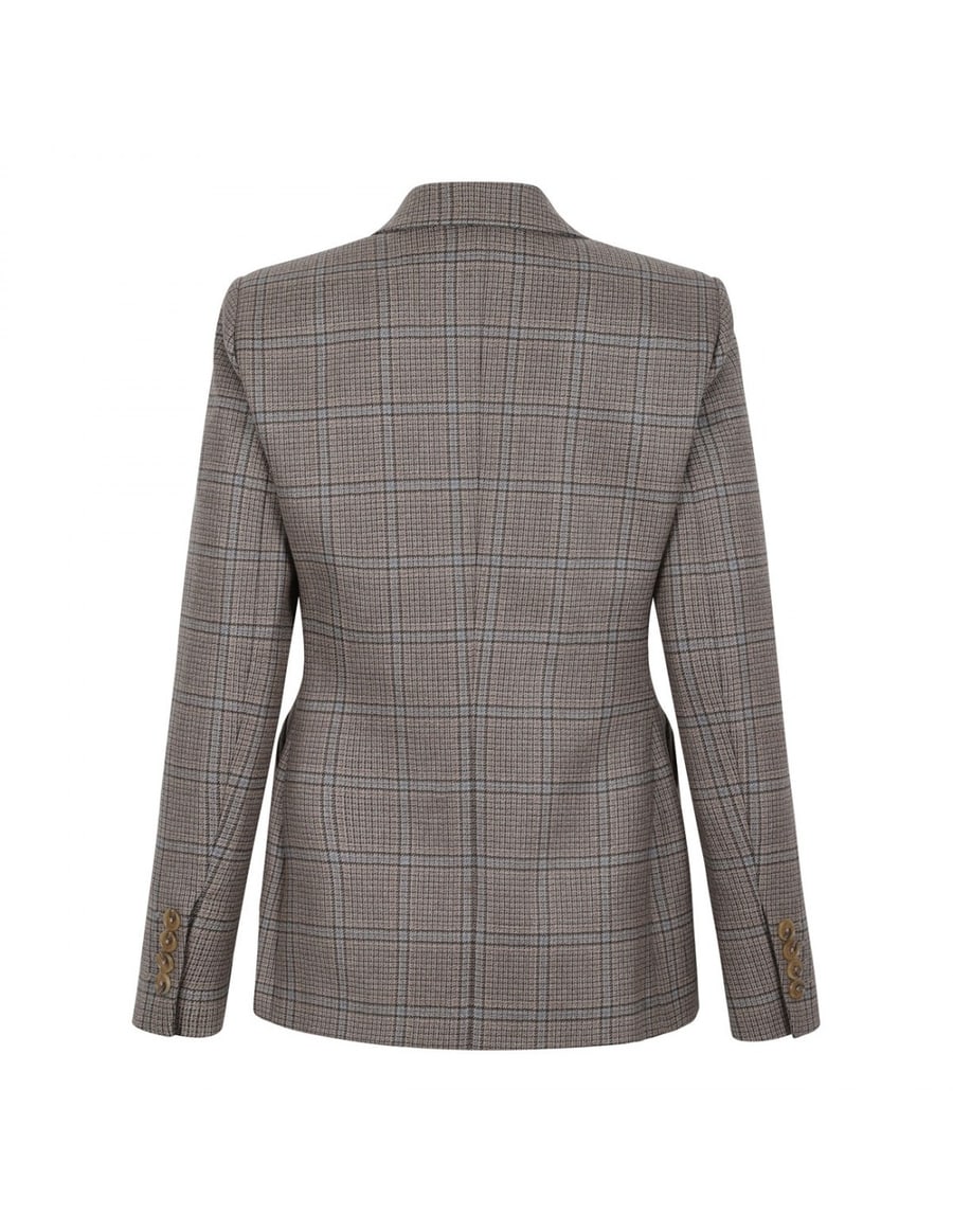 BLAZE' Charmer beige check blazer, view 3