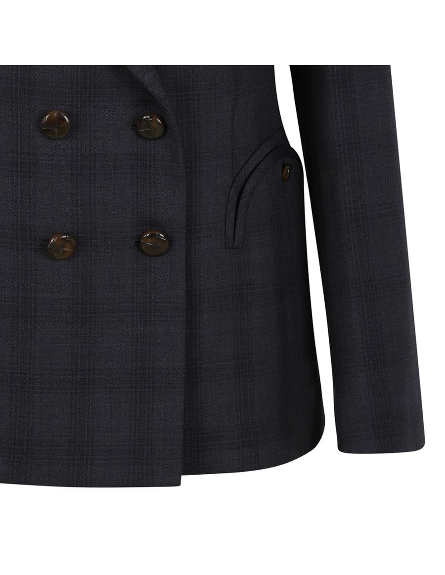 BLAZE' Charmer check blazer, view 6