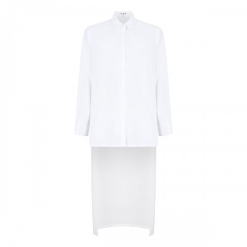 Alaïa Asymmetric cotton shirt