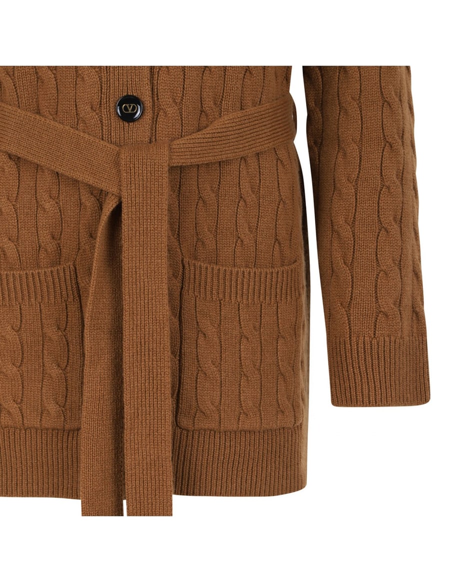 Valentino Garavani Cable-knit cashmere cardigan, view 5