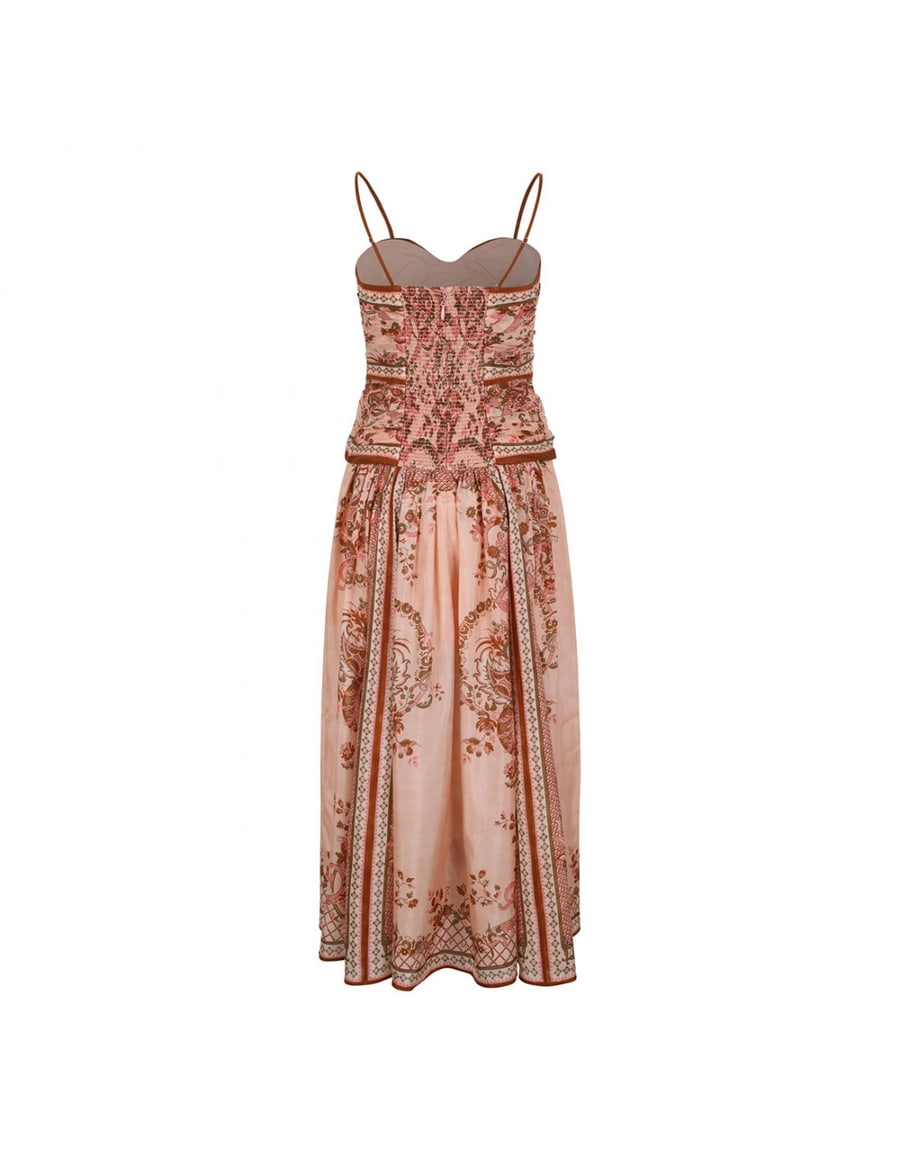 Zimmermann Aster scarf midi dress, view 3