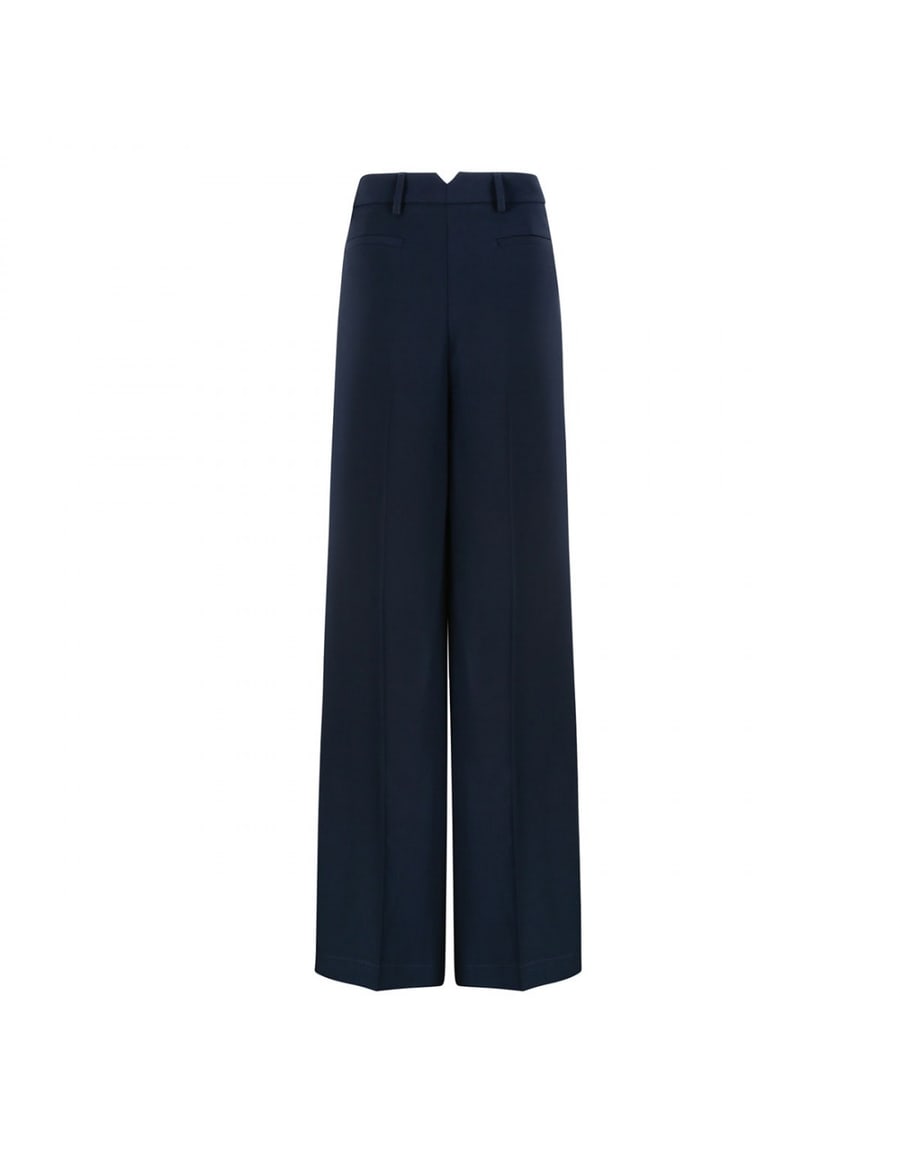 LE NOIR Navy blue pants, view 3