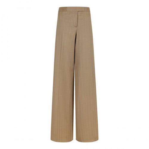 Max Mara Pinstripe jacquard jersey pants