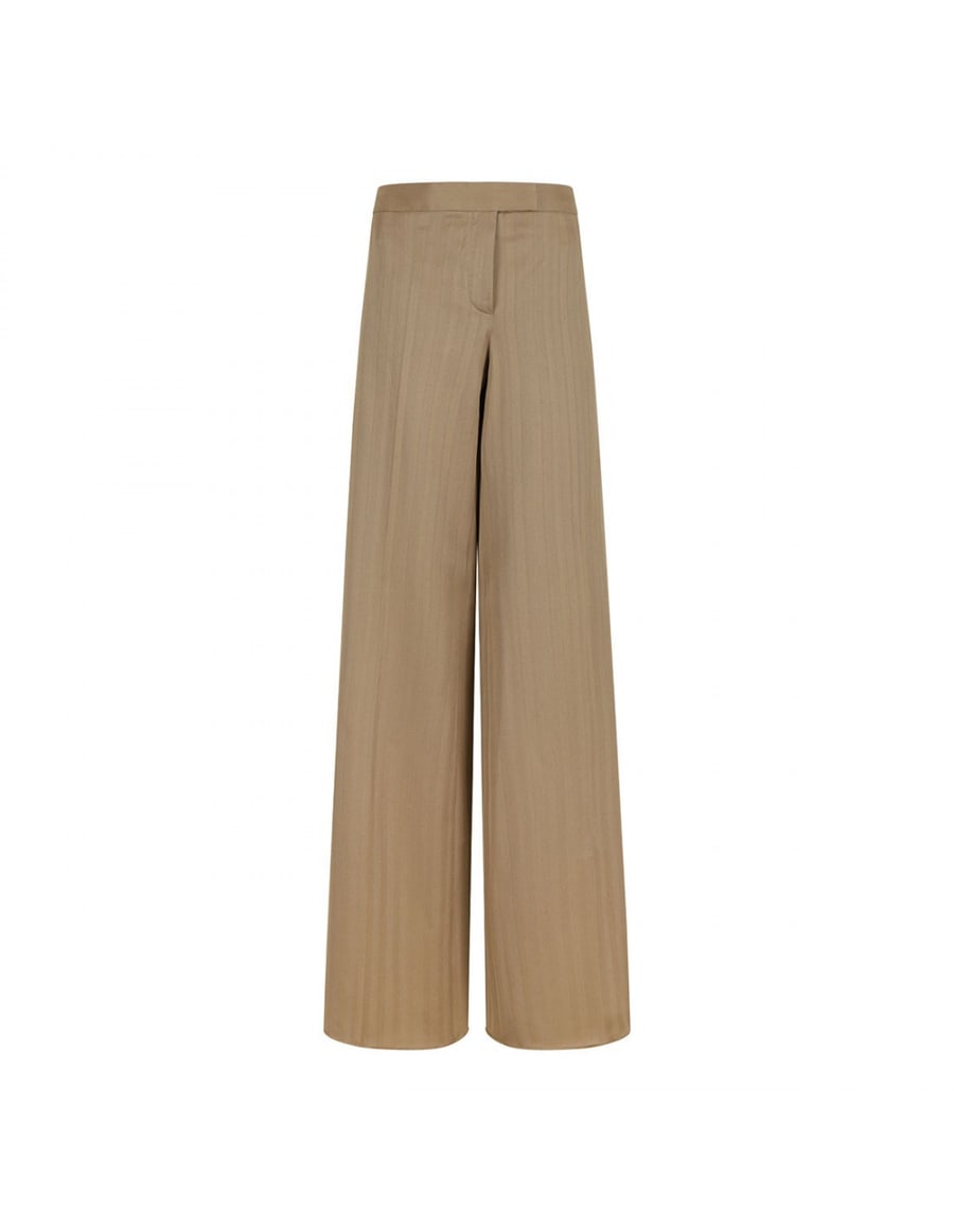 Max Mara Pinstripe jacquard jersey pants, view 2