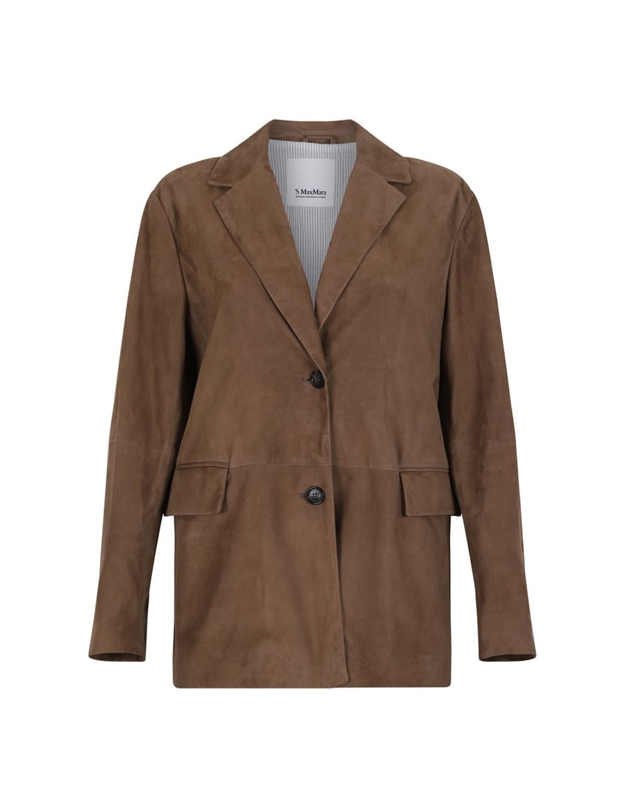 'S Max Mara Anfora suede jacket, view 2