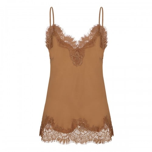 GOLD HAWK Coco Lace silk camisole
