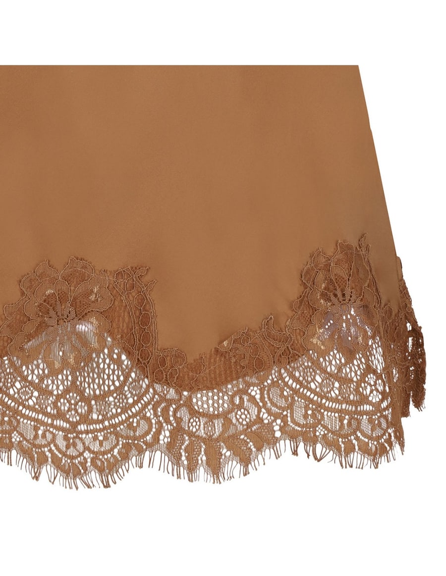 GOLD HAWK Coco Lace silk camisole, view 5