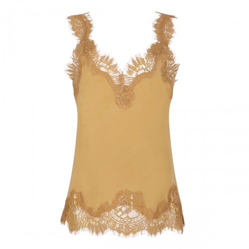 GOLD HAWK Megan silk camisole