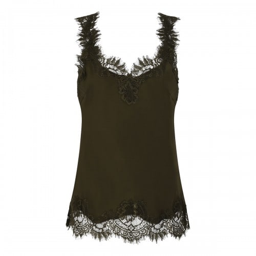 GOLD HAWK Megan silk camisole