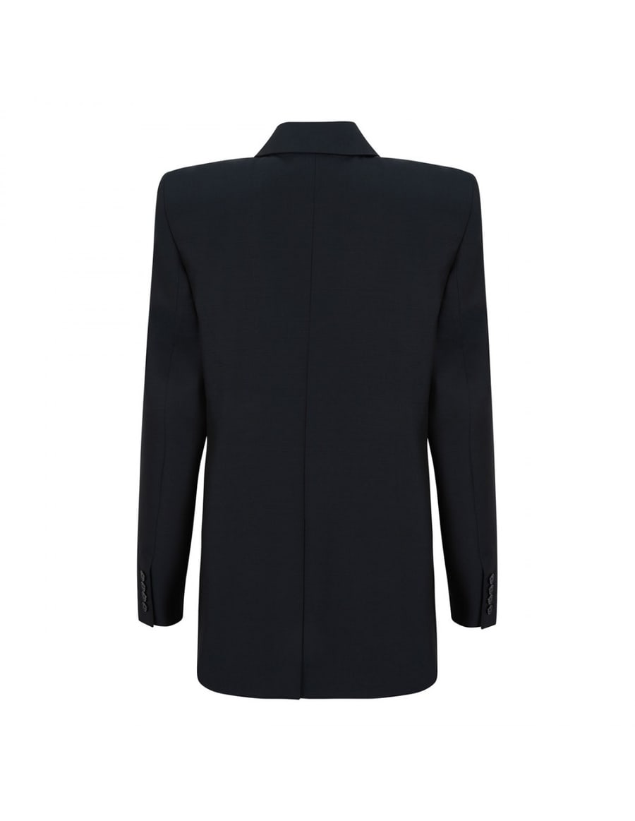 Saint Laurent Double-breasted wool blend jacket, view 3