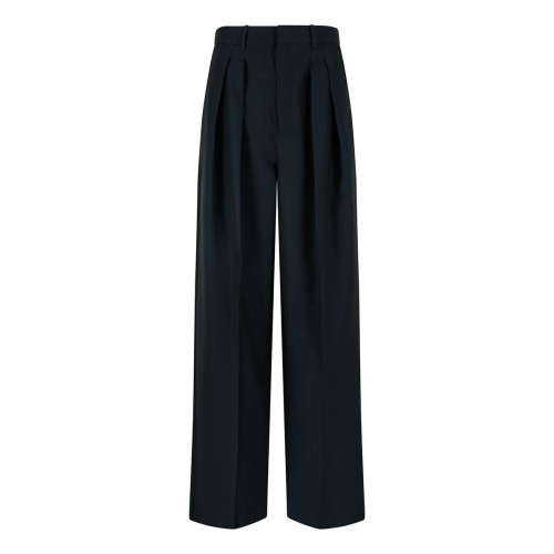 Saint Laurent Wool blend wide-leg pants