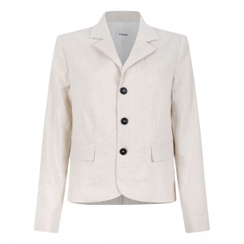 FRAME The Striped Smart blazer