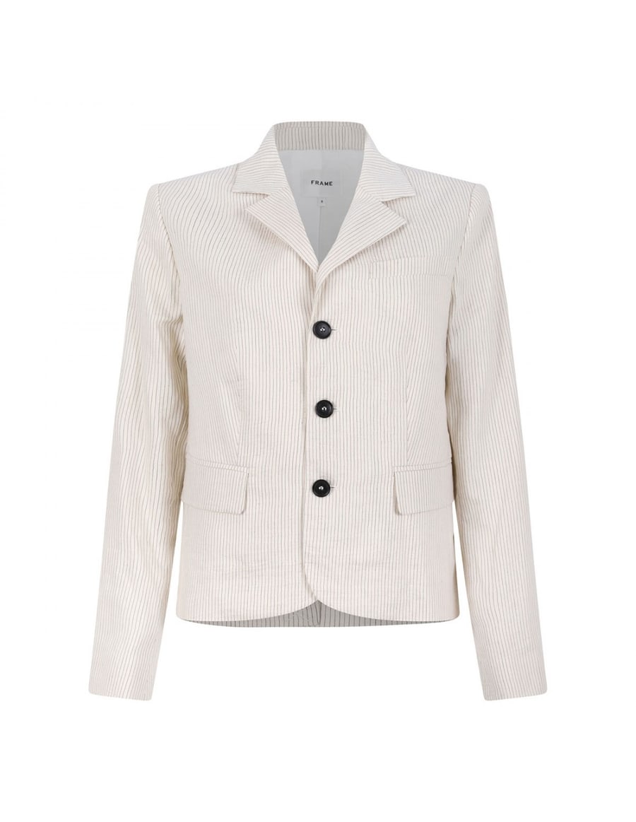 FRAME The Striped Smart blazer, view 2