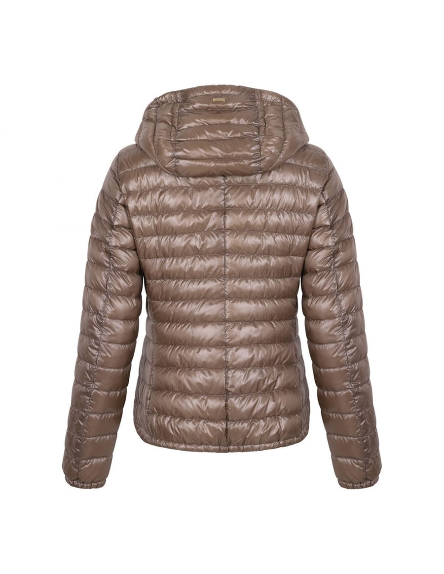Herno Light taupe ultra-light quilted jacket, view 3