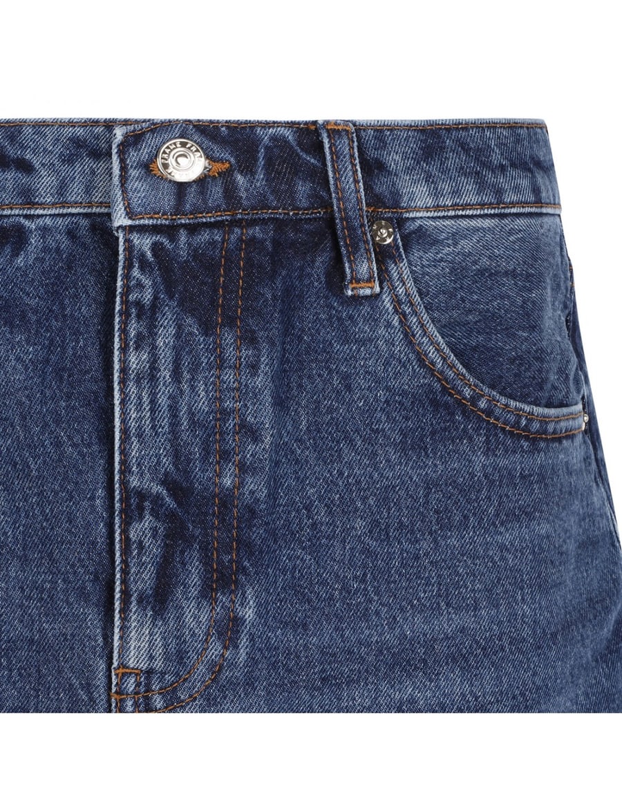 FRAME The High denim mini skirt, view 5