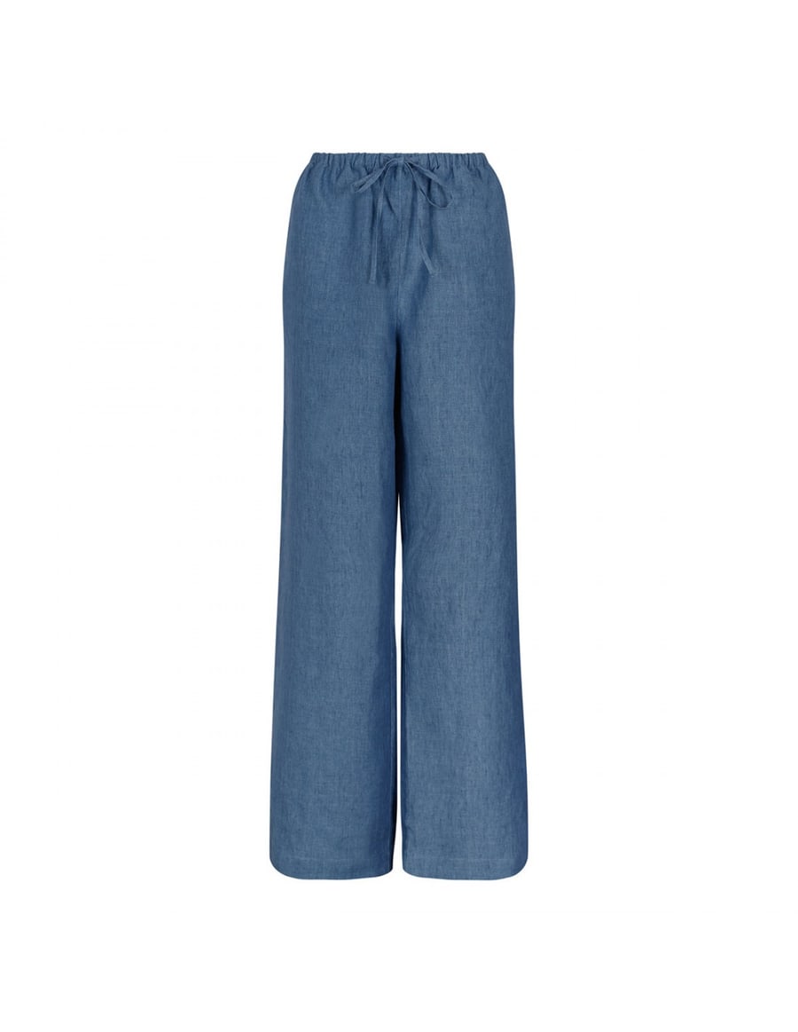 ROHE Relaxed linen pants, view 2