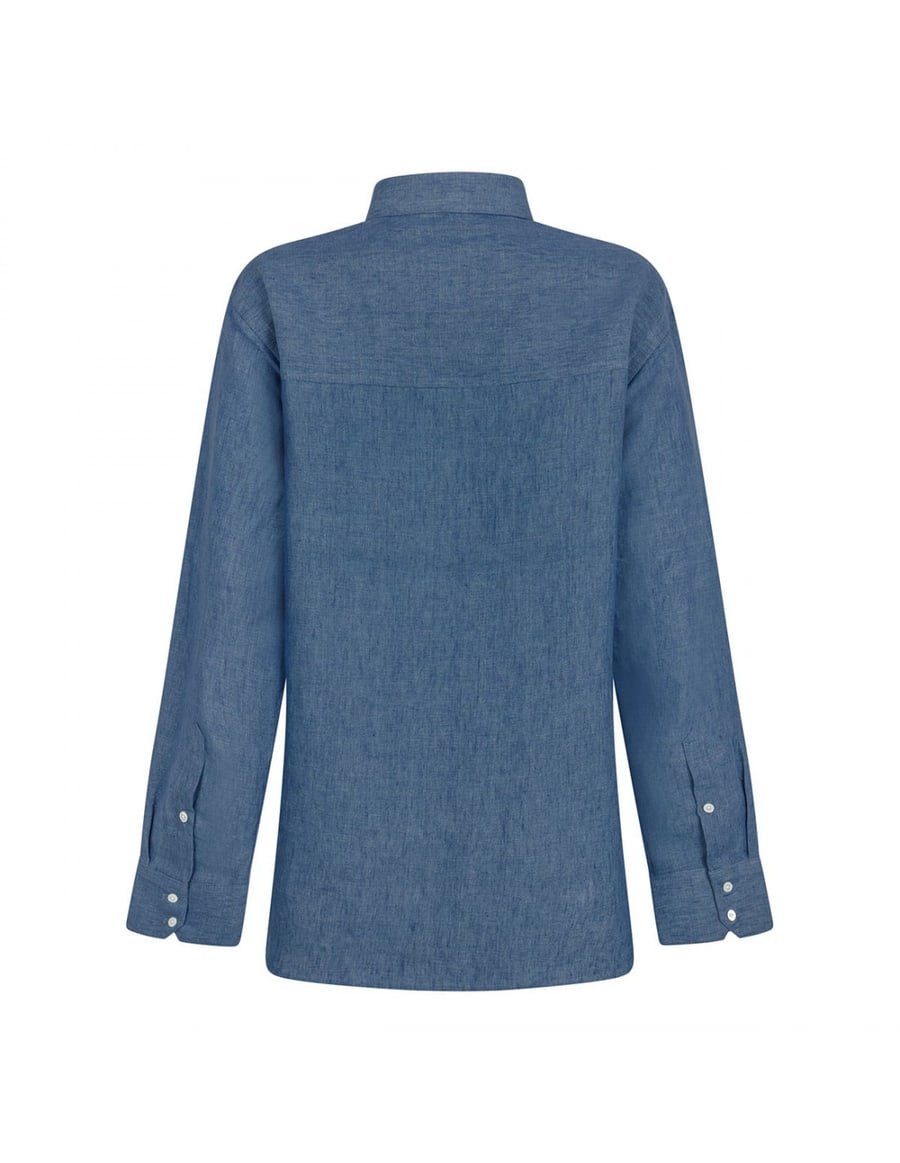 ROHE Classic chambray shirt, view 3