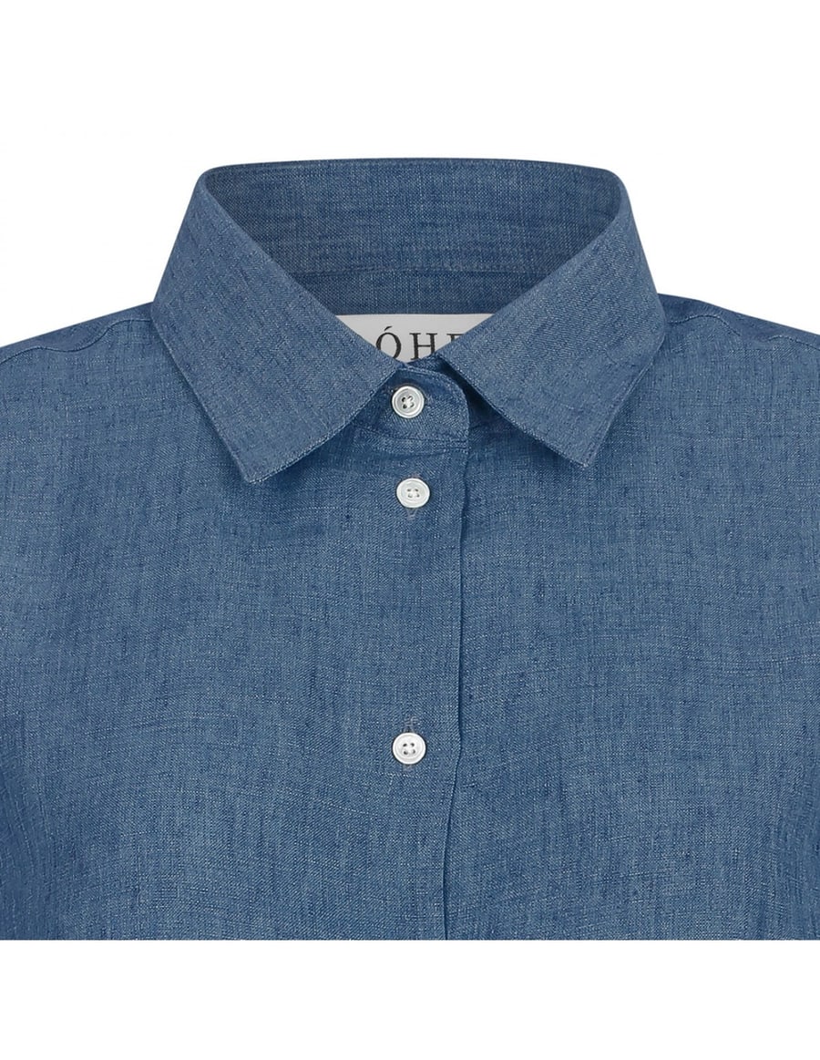ROHE Classic chambray shirt, view 4