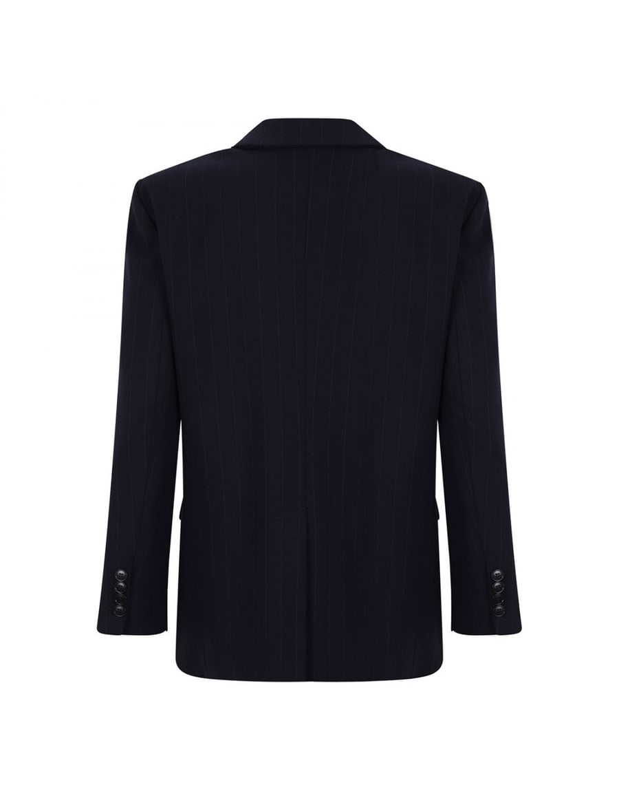 LE NOIR Pinstriped navy blazer, view 2
