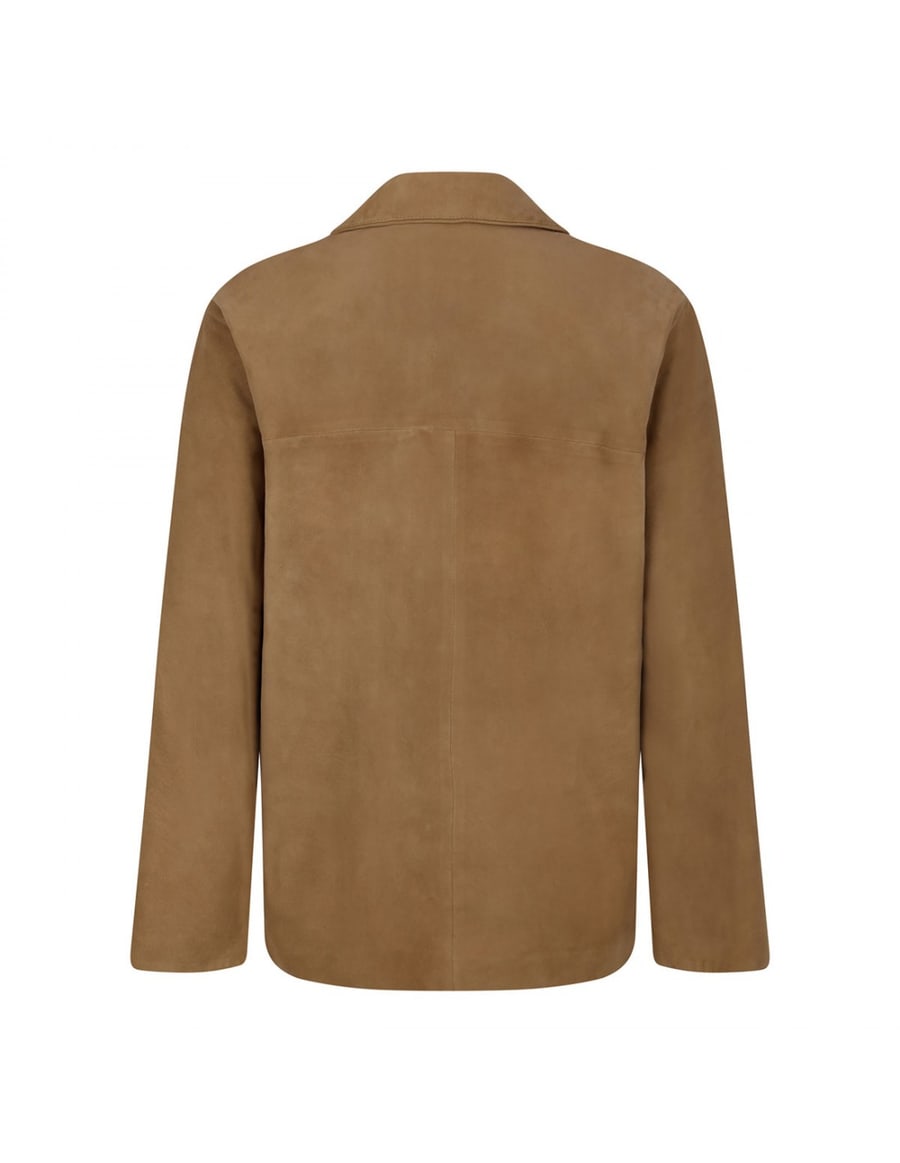 Saint Laurent Suede pajama-style jacket, view 3