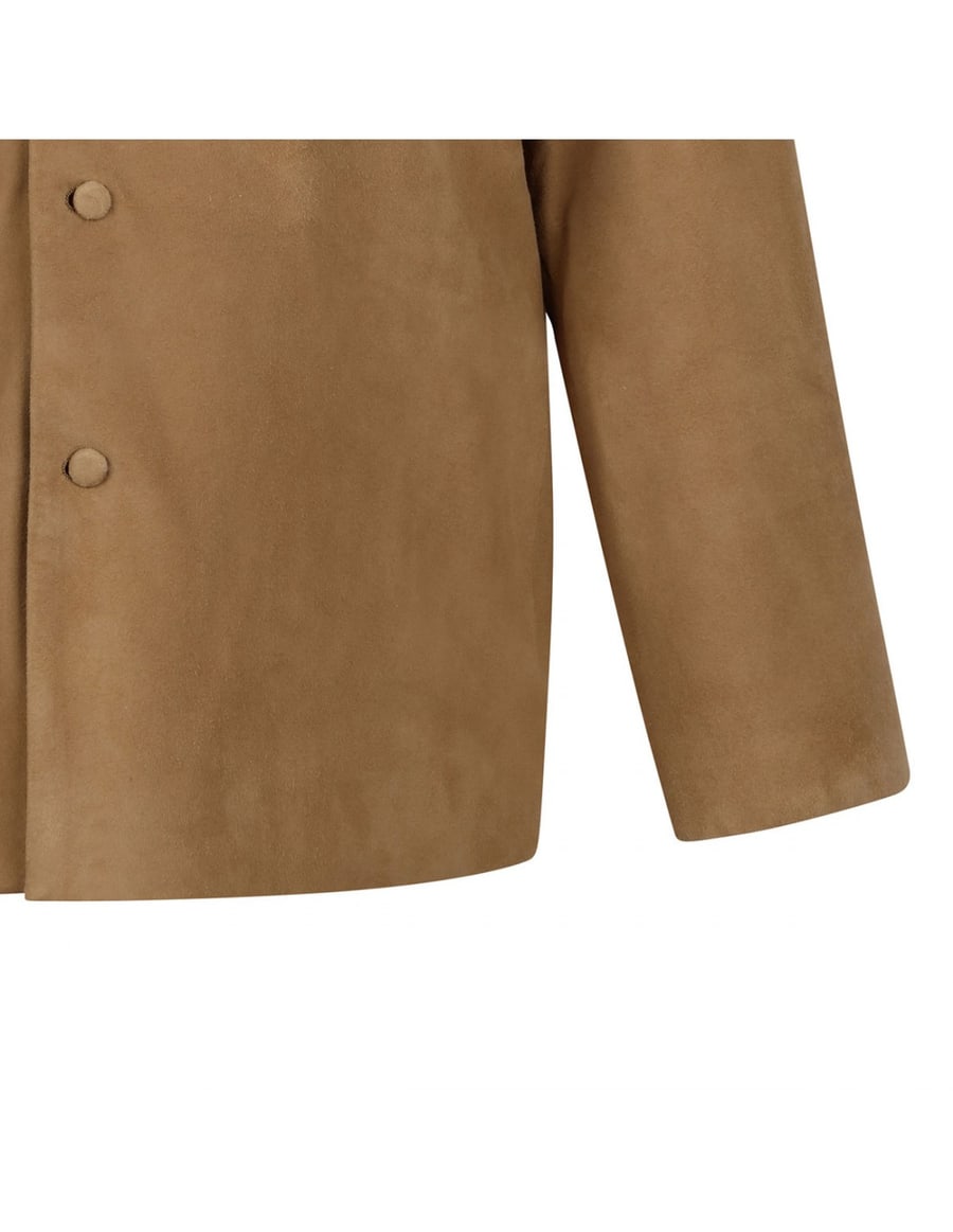 Saint Laurent Suede pajama-style jacket, view 5