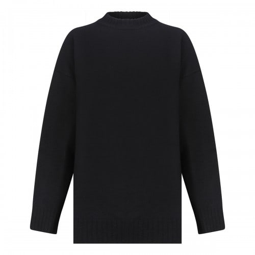 Jil Sander Black wool sweater
